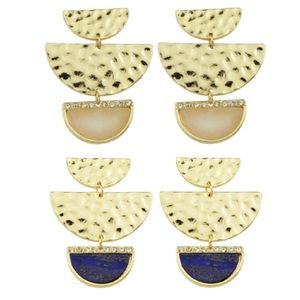 Geo SemiCircle Earrings